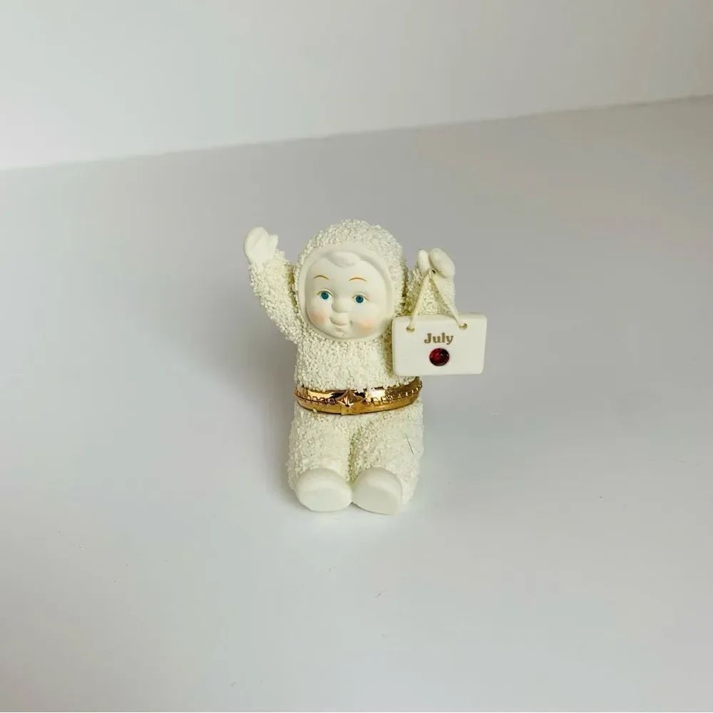 Snow Baby Happy Birthday to Me! July Trinket Box